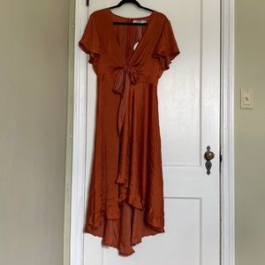 Petal and Pup Montrose Dress in Rust, US size 10